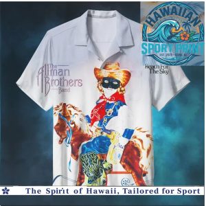 Allman Brothers Band Reach For The Sky Cowboy Hawaiian Shirt