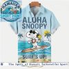 Snoopy Surfing Tropical Beach Sunset Hawaiian Shirt Snoopy Surfing Tropical Beach Sunset Hawaiian Shirt