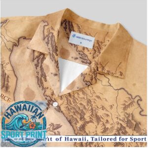 Ancient Greek Mythology Odyssey Map Vintage Aloha Hawaiian Shirt