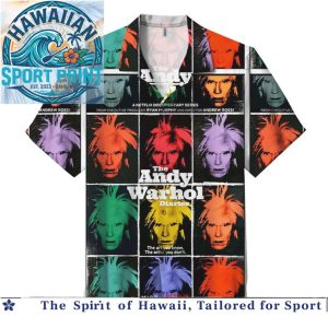 Andy Warhol Pop Art Graphic Print Hawaiian Shirt