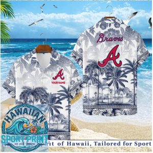 Atlanta Braves Palm Tree Tropical Summer Hawaiian Shirt