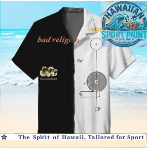 Bad Religion The Process of Belief Album Art Tropical Hawaiian Shirt