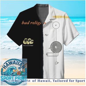 Bad Religion The Process of Belief Album Art Tropical Hawaiian Shirt