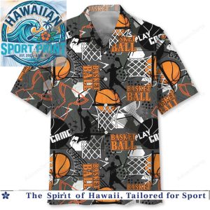 Basketball Game Champion Sports Fan Hawaiian Shirt Beach