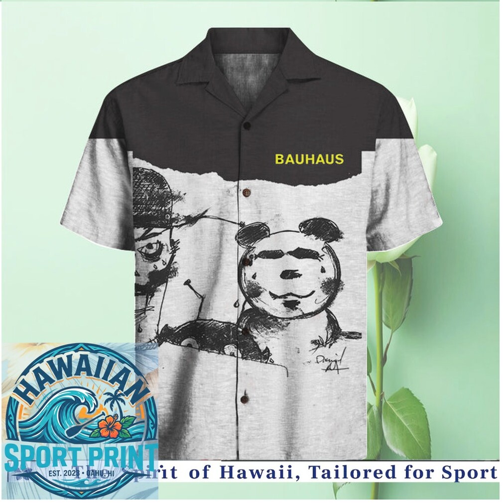 Bauhaus Post Punk Band Graphic Art Retro Hawaiian Shirt Bauhaus Post Punk Band Graphic Art Retro Hawaiian Shirt