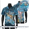 Artistic Great Wave Godzilla Battle Retro Japanese Style Hawaiian Shirt Artistic Great Wave Godzilla Battle Retro Japanese Style Hawaiian Shirt