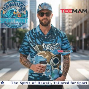 Blastoise Battle Splash Dynamic Summer Hawaiian Shirt