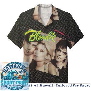 Blondie New Wave Rock Band Classic Concert Hawaiian Shirt