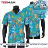 Blue Heeler Cartoon Dog Pattern Tropical Summer Hawaiian Shirt Blue Heeler Cartoon Dog Pattern Tropical Summer Hawaiian Shirt