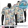 Bluey And Friends Tropical Palm Tree Summer Hawaiian Shirt Bluey And Friends Tropical Palm Tree Summer Hawaiian Shirt