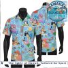 Bluey Sailing Sunset Beach Tropical Vacation Hawaiian Shirt Bluey Sailing Sunset Beach Tropical Vacation Hawaiian Shirt