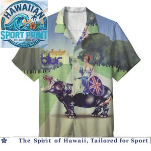 Blur Band Alternative Rock British Music Fan Tropical Aloha Shirt
