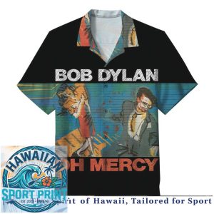 Bob Dylan Folk Rock Music Legend Album Art Hawaiian Shirt