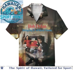 Bob Dylan Folk Rock Music Legend Album Art Hawaiian Shirt
