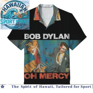 Bob Dylan Oh Mercy Album Cover Art Music Hawaiian Shirt