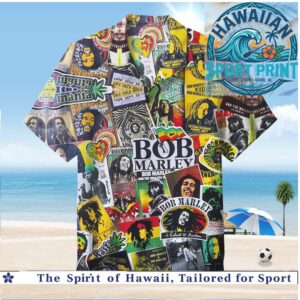 Bob Marley Reggae Music Legend Rastafari Summer Hawaiian Shirt