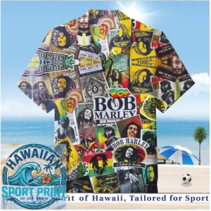 Bob Marley Reggae Music Legend Rastafari Summer Hawaiian Shirt