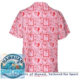 Bob's Burgers Romance Stamps Valentine Hawaiian Shirt
