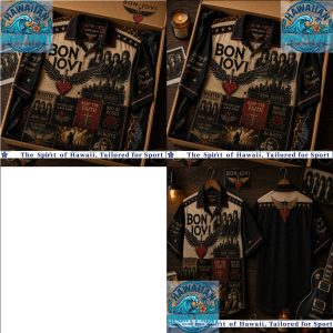 Bon Jovi Rock Band Retro Classic Music Hawaiian Shirt