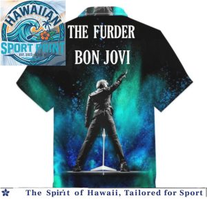 Bon Jovi Rock Music Classic Tour Retro Hawaiian Shirt