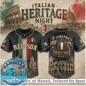 Boston Baseball Italian Heritage Night Rome Colosseum Baseball Jersey