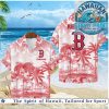 Boston Red Sox Mascot Surfing Tropical Summer Hawaiian Shirt Boston Red Sox Mascot Surfing Tropical Summer Hawaiian Shirt