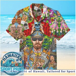 Breaking Bad Heisenberg Chemistry Walter White TV Show Hawaiian Shirt