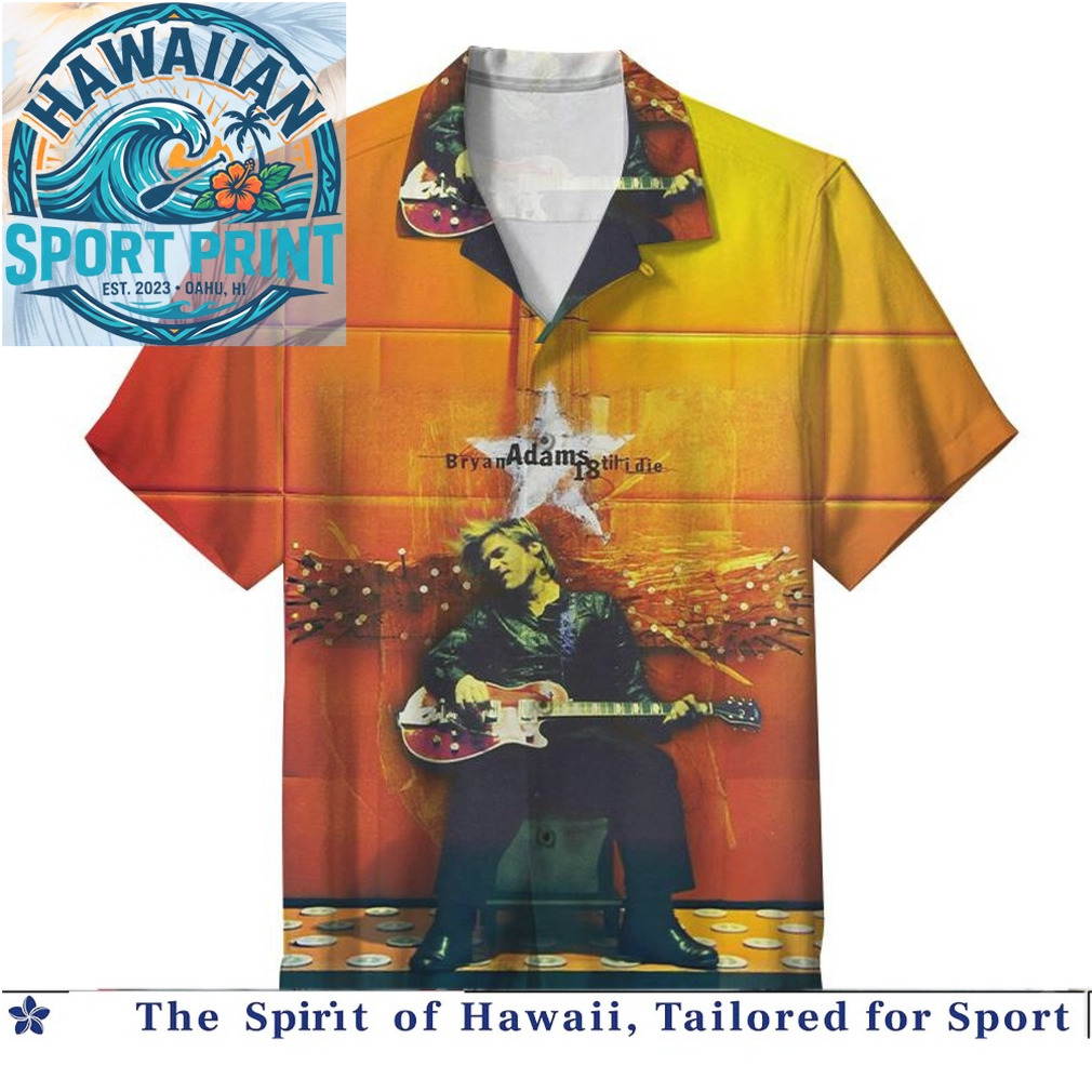 Bryan Adams Classic Rock Singer Songwriter Retro Hawaiian Shirt Bryan Adams Classic Rock Singer Songwriter Retro Hawaiian Shirt