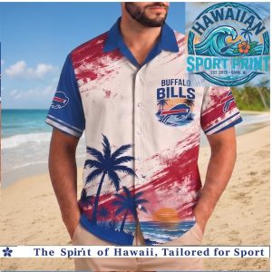 Buffalo Bills NFL Beach Sunset Tropical Hawaiian Shirt Summer Fan Gift