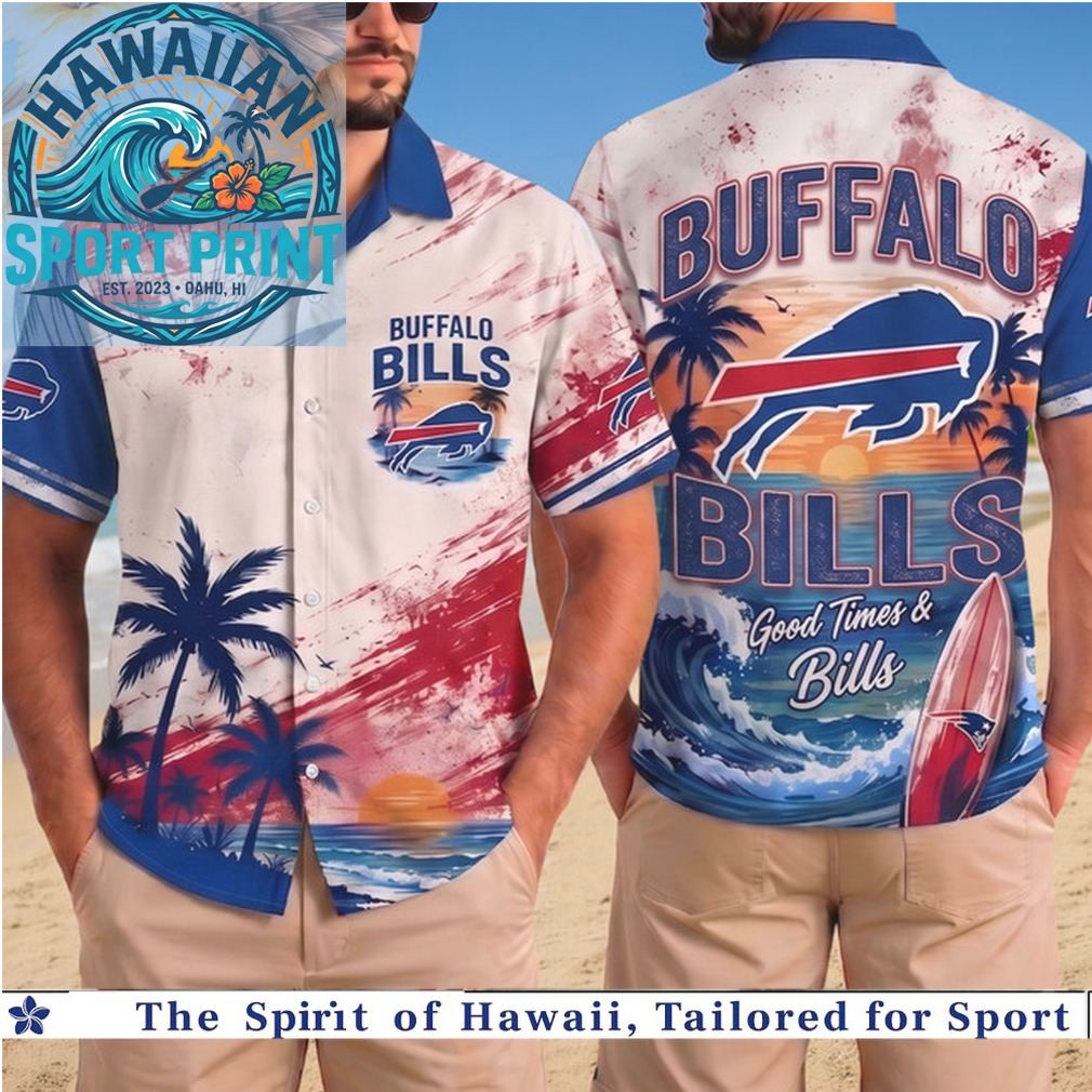 Buffalo Bills NFL Beach Sunset Tropical Hawaiian Shirt Summer Fan Gift Buffalo Bills NFL Beach Sunset Tropical Hawaiian Shirt Summer Fan Gift