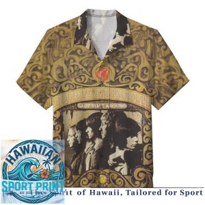 Buffalo Springfield Vintage Rock Band Album Cover Hawaiian Shirt
