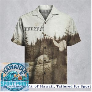 Burzum Forest Atmospheric Black Metal Band Summer Hawaiian Shirt