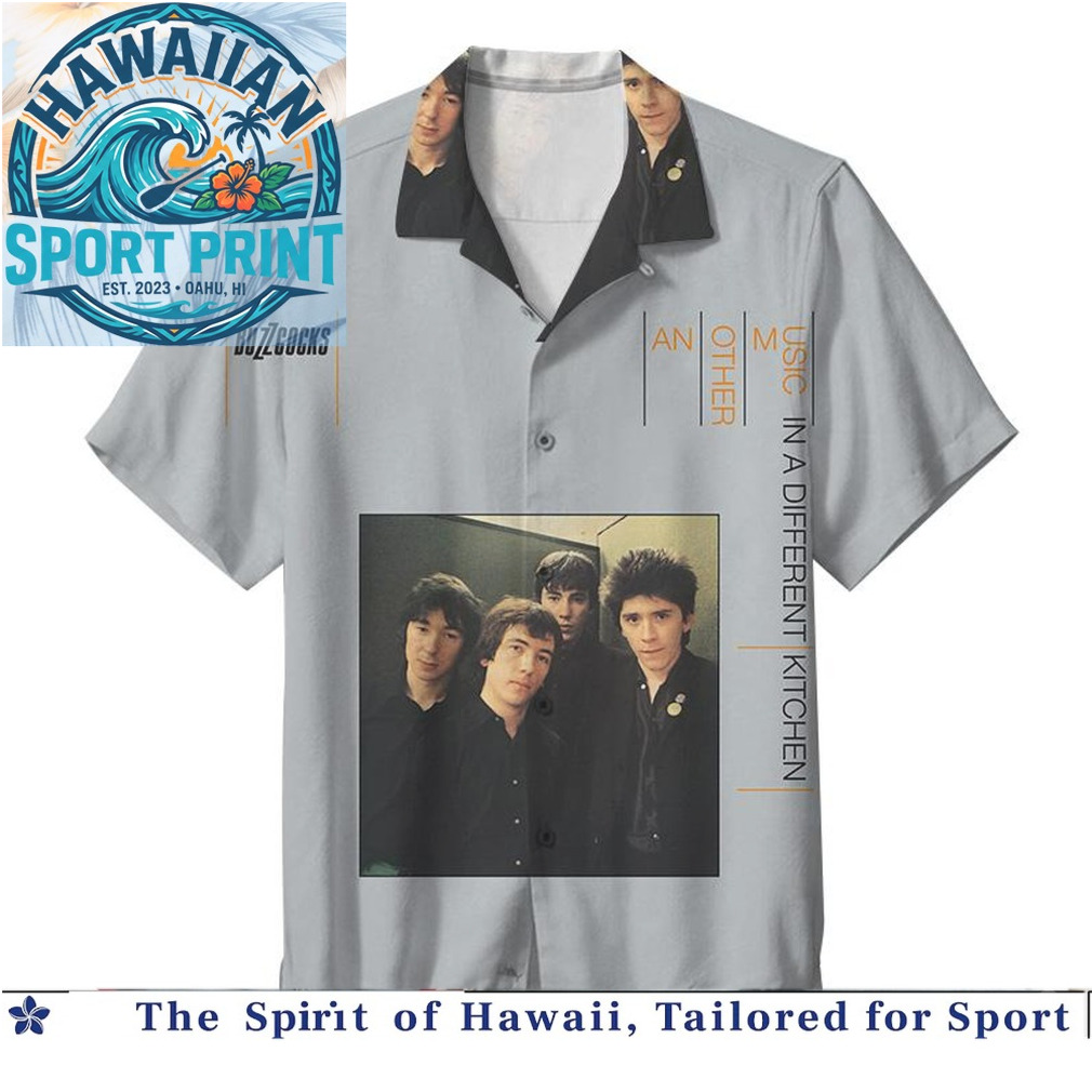 Buzzcocks Punk Rock Band Collage Art Retro Hawaiian Shirt Buzzcocks Punk Rock Band Collage Art Retro Hawaiian Shirt
