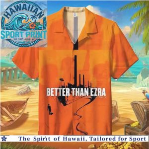 Better Than Ezra Before The Robots Orange Sunset Tropical Hawaiian Shirt