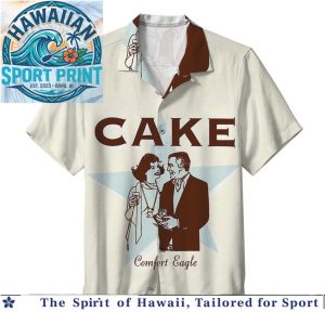 Cake Alternative Rock Band Album Cover Art Hawaiian Shirt