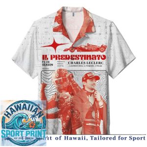 Charles Leclerc Formula 1 Racing Driver Fan Hawaiian Shirt