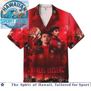 Charles Leclerc Formula 1 Racing Driver Fan Hawaiian Shirt
