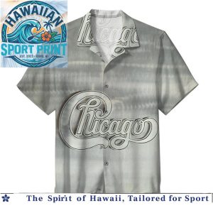 Chicago Band Logo Vintage Retro Rock Music Hawaiian Shirt