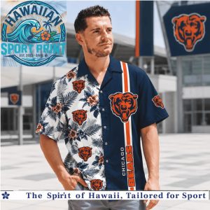 Chicago Bears Football Tropical Summer Hawaiian Shirt Aloha