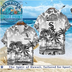 Chicago White Sox Baseball Tropical Beach Hawaiian Shirt