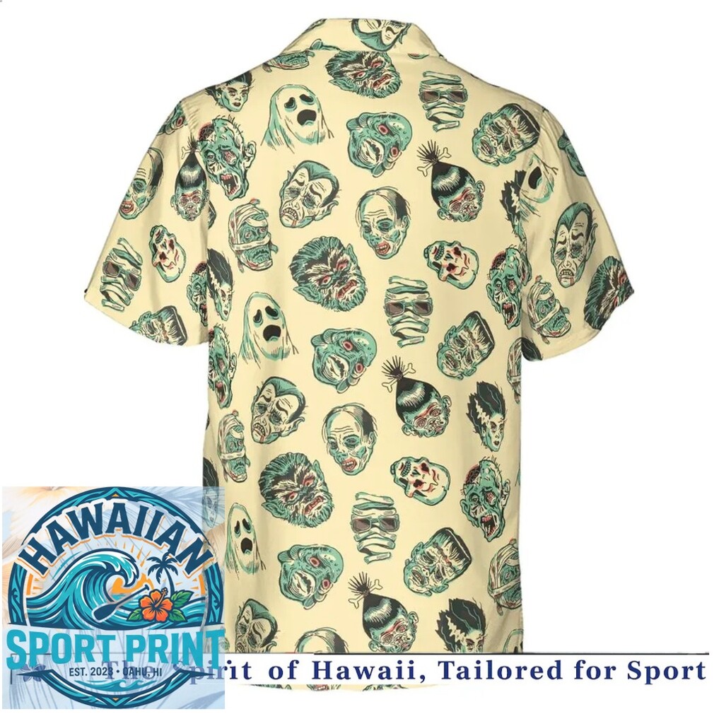 Classic Monsters Horror Movie Halloween Hawaiian Shirt Classic Monsters Horror Movie Halloween Hawaiian Shirt