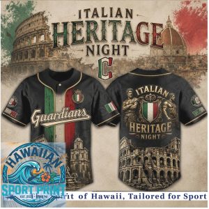 Cleveland Baseball Italian Heritage Night Rome Colosseum Baseball Jersey
