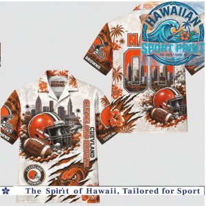 Cleveland Browns Football Team Hawaiian Shirt