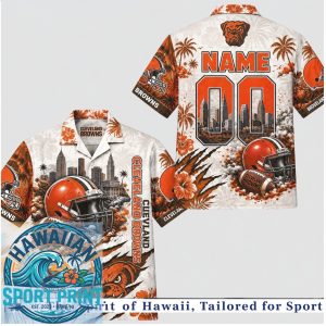 Cleveland Browns Football Team Hawaiian Shirt