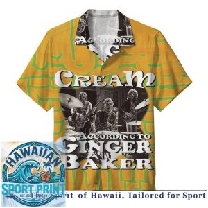 Cream Classic Rock Band Retro Music Album Hawaiian Shirt