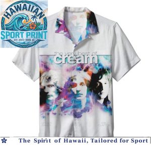 Cream Classic Rock Band Retro Music Album Hawaiian Shirt