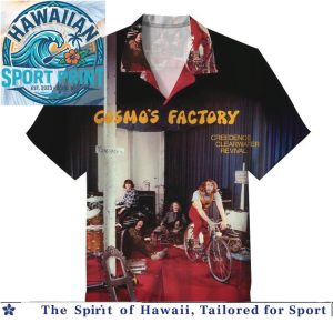 Creedence Clearwater Revival Classic Rock Band Album Art Hawaiian Shirt