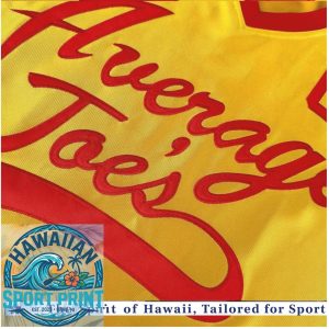 Custom Average Joes LaFleur 16 Dodgeball Jersey Yellow