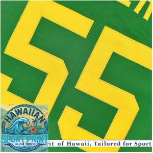 Custom Churros Green White Baseball Jersey Powers 55