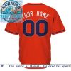 Custom Orange Navy Blue Baseball Jersey Personalized Team Shirt Custom Orange Navy Blue Baseball Jersey Personalized Team Shirt